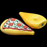 LA Pipes "Pizza Party" Glass Pipe